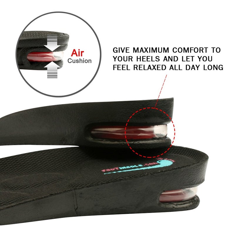 FOOTINSOLE.COM Height Increase Shoe Insoles with Air Cushion (1 Layer (1.2" UP), (Men's 7-11)) - Image 4
